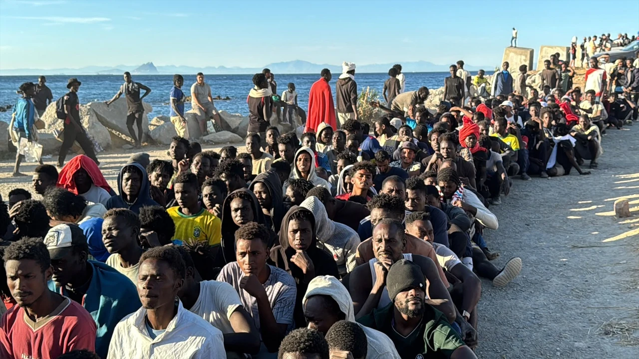 Ceuta migrançants barrera