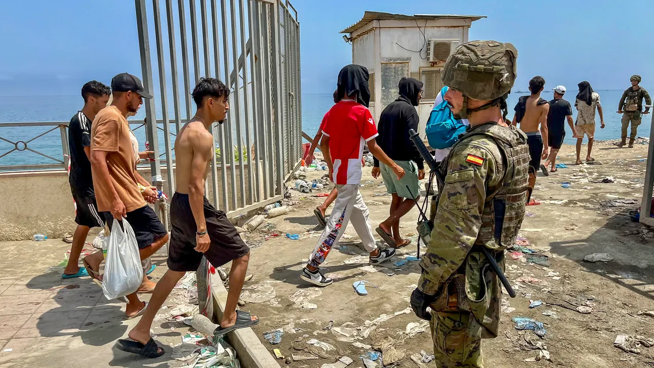 Ceuta migrants